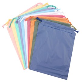 10 Storage Pouches, Storage Bag for Travel Business Trips, Waterproof, Travel Supplies, Drawstring Pouch, Solid, Kinchaku Bag, Shoe Holder, Change of Clothes, Gymnastics Clothes, Storage Bag, Clothes,