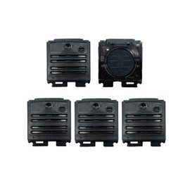 Fascinatacc 5 Pack Black Speaker Grill Cover Back Housing Case Speaker Grille Kit for APX6000 APX6000li APX8000 Portable Radio