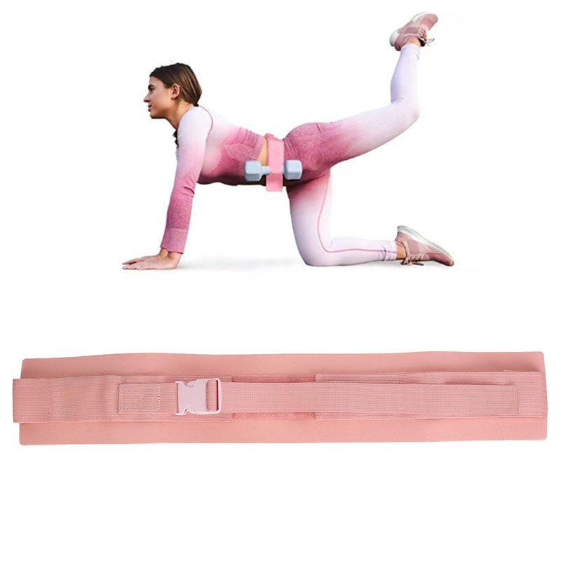 Hip Thrust Belt Adjustable Strap Slip Resistant Padding Glute Bridges