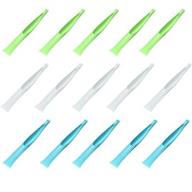 YXCCSE 15 Pack Multipurpose Stiff Scraper Cleaning Gum Scraper Tool,Kitchen Plastic Cleaning Scraper Tool Scratch Free Cleaning Tool, Label Scraper Gum Scraper Bottle Opener Can Opener