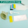 Protein Powder Travel Container Set, 25 Pcs Reusable Protein Powder