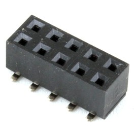 (Qty 17) Proto-Advantage HDR100IMP10F-G-V-SM-DR 0.1" 10 pin Dual Row Vertical Female Header Surface Mount Gold