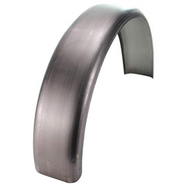 6" Raw Steel Flat Bobber/Chopper Fender (Not a trailer fender!)