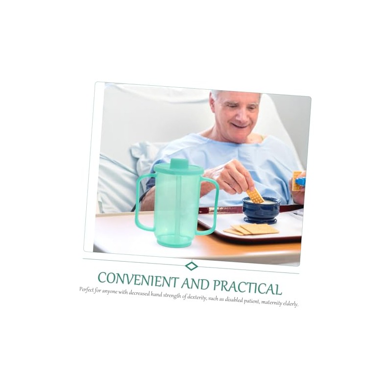 iplusmile Nursing Liquid Food Cup with Inclined Mouth Non-Spill Drinking