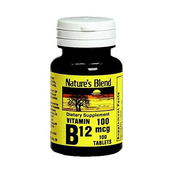 NAT B Vitamin B-12 TB 100MCG 100