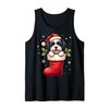 Havanese Christmas Stocking Puppy Dog Lover Holiday Tank Top