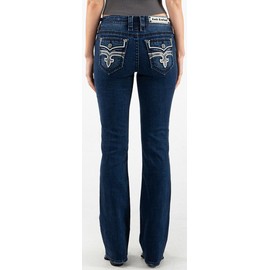 Rock Revival - Womens Dubarry RP2667B211 Bootcut Jeans, Color Denim, Size: 29