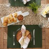 DII DII Basic Everyday Ribbed Tabletop 100% Cotton, Placemat Set,