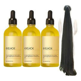 3pcs Aceite Esencial Para Cuidado Del Cabello Veganic Hair