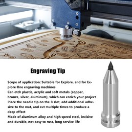 TOPINCN Metal Engraving Tool, Mini DIY Engraving Tool Compact Etching Accessories Die Cut Machines Engraving Tip Etching Tool Compatible with Explore