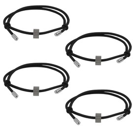 Liqqlex 4 Pack Bracelet Car Window Breaker, Tungsten Carbide Bead Survival Wristbands for Men Escape Tool for Car, Outdoor, and Everyday Carry Self Rescue Tool