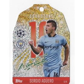 Match Attax 2024 2025 Sergio Aguero Squadzone Trading Card