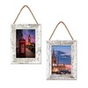 VMUZEDER 5x7 Wall Hanging Picture Frames Collage with 2 Frames