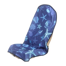 Zinytrae Sweat Towel Car Seat Cover Protector Front Seats for Gym Workout, Running, Swimming, Beach and Hiking, Waterproof Universal Seat Cover for Car, Truck, Van & SUV (1pcs Front Seat)