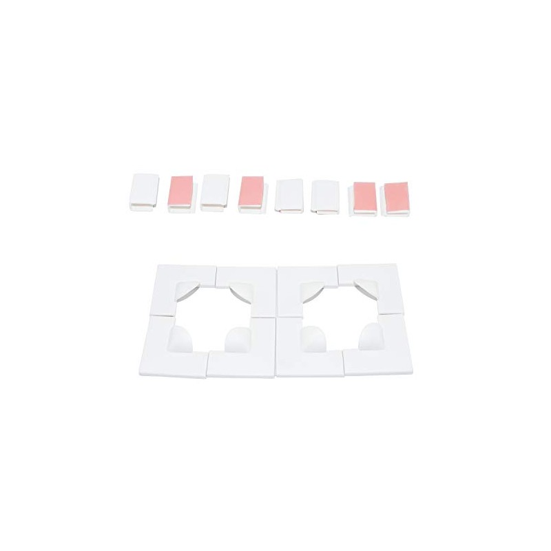 Neatiease Window Screen Accessories，8 Window Screen Corners, 8 Window Clip