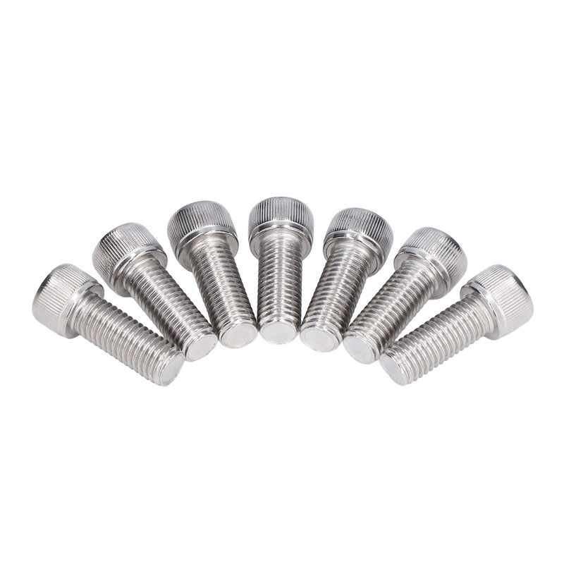 20Pcs Bolt Socket Cap Screws Coarse Thread A2‑70 Stainless Steel