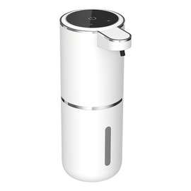 Dispensador automático de espuma jabón líquido Dispensador de jabón de manos sin contacto de 420 ml IPX5 Dispensador de lavado de manos montado en la pared a prueba de agua para cocina, baño (MXP11)