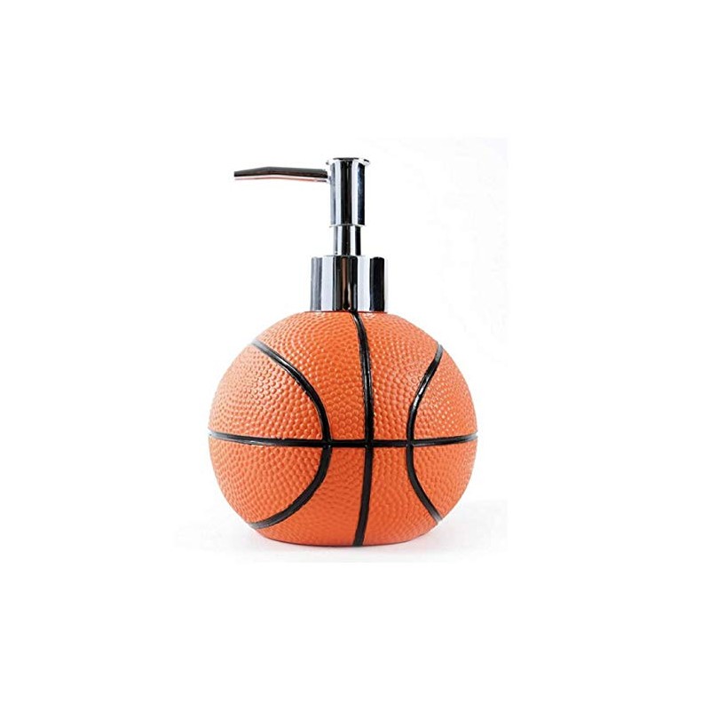 zmgmsmh Cute Basketball Resin SPA Collection Liquid Soap Dispenser, Lotion