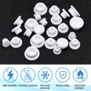 24 PCS Bathtub Jet Covers 4 Sizes Silicone Hole Plug