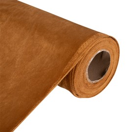 5m Soft Old Gold Velvet Fabric – 150cm 60 Inch Wide Plush Upholstery Material for Curtains, Blinds, Chair Covers, Cushions, Garments & Soft Furnishings – Velvet by The Metre by Discount Fabrics LTD