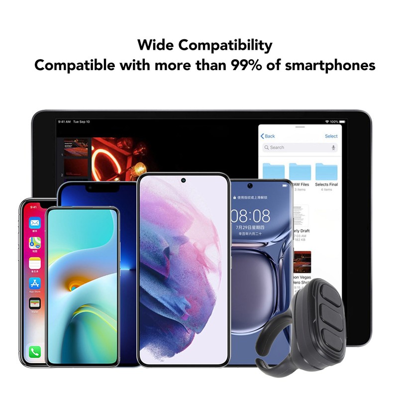 Bluetooth Video Page Turner Finger Remote Controller for Video Browsing