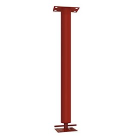 National Public Seating Tiger Jack Post 5007295 3 in. Dia. x 2 ft. Adjustable Building Support Column - 24700 lbs