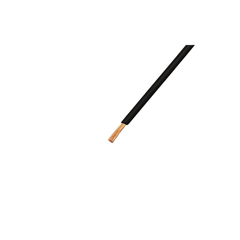 10 m Flry Vehicle Cable Black 1 mm² Round Cable