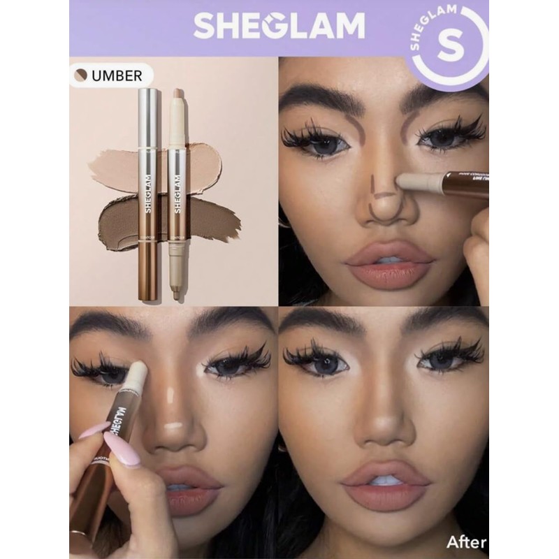 SHEGLAM Highlight Shading Stick Nose Shadow Pencil Highlight Pencil Shading