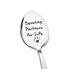 Boyfriend Girlfriend Birthday Valentines Gifts for Her Him Anniversary Wedding Gifts for Husband Wife Couple Spoons Gifts for Fiance Fiancee I Love You Gifts for Wife Husband Engraved Spoon