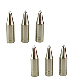 ZSHJG Archery Arrowhead Point Hunting Tips Practice Boradheads Arrow Field Points for ID 8mm for Bamboo Wood Arrows