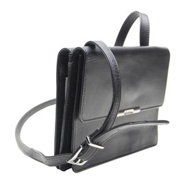 Esquire Helena Clutch Wallet RFID Leather 17.5 cm, black