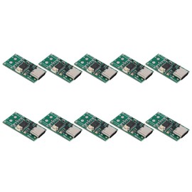 10X USB-C PD2.0/3.0 to DC Converter Power Supply Module Decoy Fast Charge Trigger Poll Polling Detector Tester(ZY12PDN)