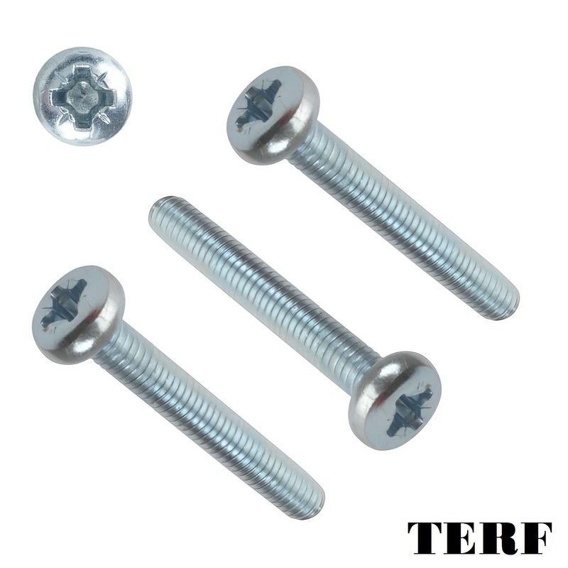 TERF® M3 X 40mm Pozi Pan Machine Screws M3 (3mm)