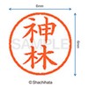 シャチハタ 印鑑 ハンコ ネーム6 訂正印 XL-6 印面6ミリ 神林