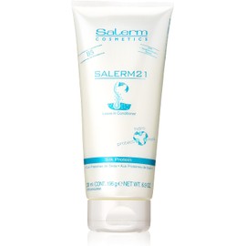 Salerm 21 Mascarilla Hidratante - 200 ml - Crema Para El Cabello - Cabello Seco y Maltratado - Crema Para Peinar - Con Proteínas De Seda - Frizz