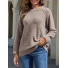 UNCLECAT Women's Oversized Sweaters Trendy Fuzzy Knit Sweater Tops Long