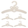 WHAMVOX 5pcs Wooden Clothes Hangers Cute Clothes Rack for Boy