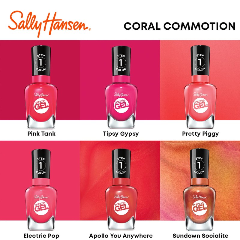 Sally Hansen Miracle Gel™, Frill Seeker, Long Lasting, Gel-Like Formula,