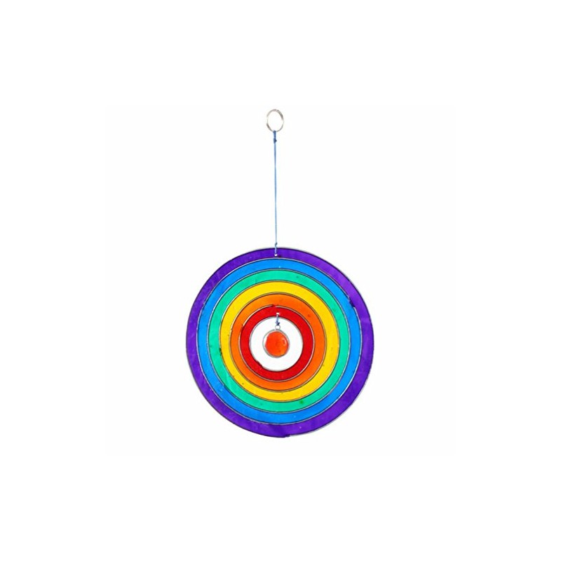 Sun Catcher Full Circle Rainbow Sun Catcher With Pendant Home