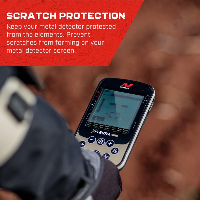 MINELAB EQUINOX MULTI-LANGUAGE SCREEN PROTECTOR PACK for EQUINOX Series Detectors