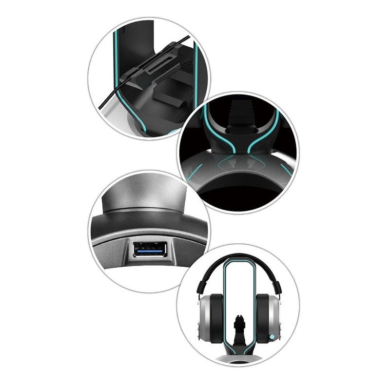 LC-Power LC-HUB Head Bungee Headset Holder | Mouse Bungee |