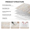 STICKGOO Peel and Stick Backsplash, PVC Wall Tiles Stick on