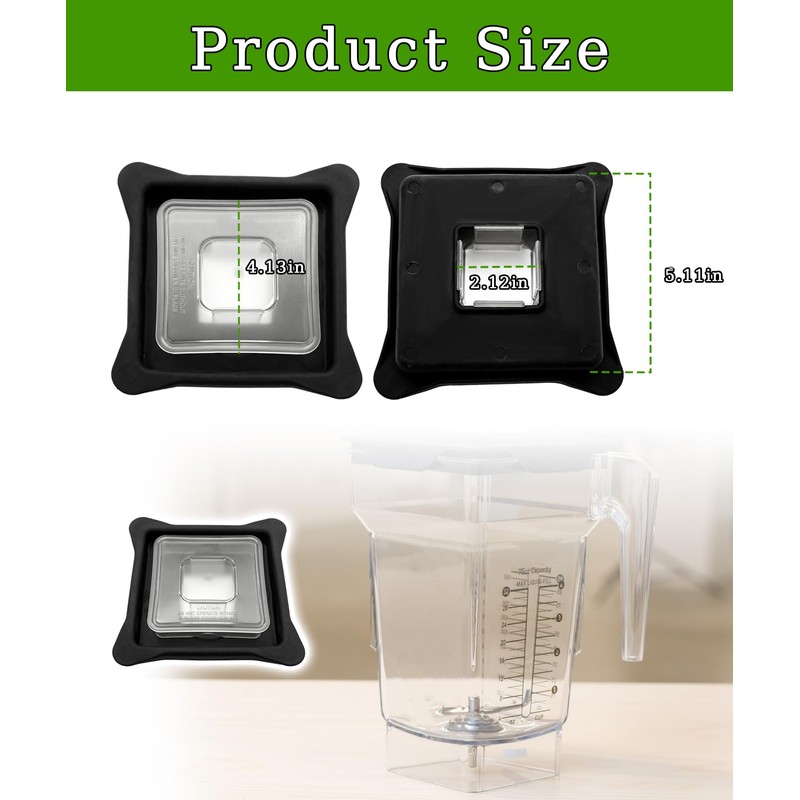 Blender Latching Lid Replacement Compatible with Blendtec Commercial WildSide+ and