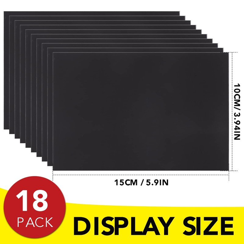 DIYMAG Adhesive Magnetic Sheets, |4" x 6"| 18 Packs, Flexible