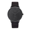 s.Oliver 2033497 Men's Quartz Watch Analogue with Leather Strap, Black,