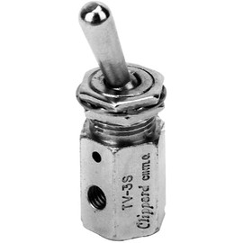 TV-3S Electric Solenoid Air Valve Knob Toggle Value Switch, Pneumatic Mechanical Air Valve 2 Position 3 Way