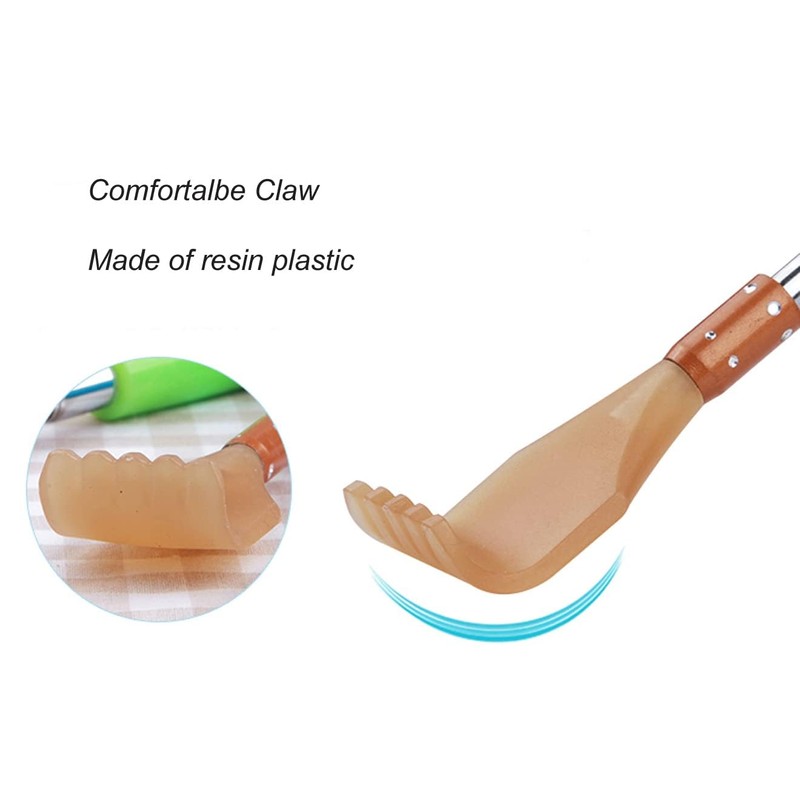 Back Scratcher, Portable Extendable Stainless Steel Telescoping Back Massager for