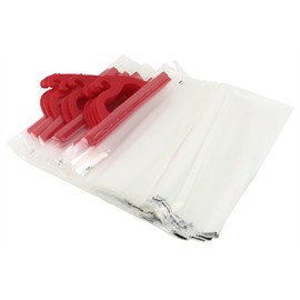 Monaco Deluxe Hang-Up Bags Red Handle 21 inches x 14 inches 10 per Package