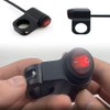 Motorcycle Handlebar Switch Waterproof Handlebar On Off Switch 12v Tube