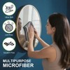 KyltoSynth Microfiber Cleaning Cloth, 3 Pcs Grey 11.4 inch x